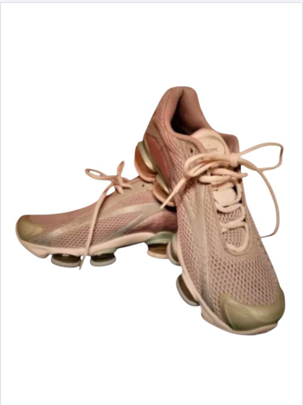 Reebok RBK DMX Sneakers Air-Cushioned Vintage Y2K - Worn Once Indoors Pearl Grey